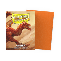 Dragon Shield Sleeves - Matte Amber (100ct)